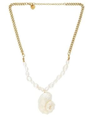 Lovers + Friends Eden Shell Necklace - White