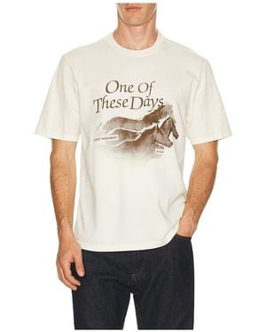 One Of These Days Lost Highway Tee - White