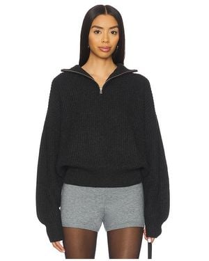 Lovers + Friends Shivani Zip Jumper - Black