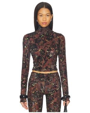 Siedres Mon Top En Color Marrón Talla (También En Xs, S) - Negro