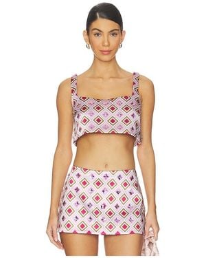 retroféte Thalisa Top - Red