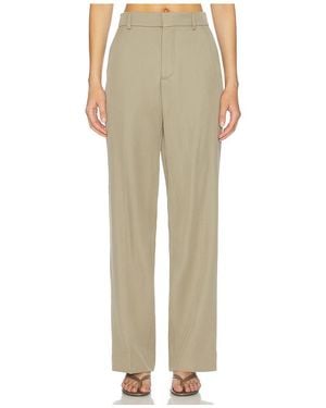 HOMMEGIRLS Straight Leg Pant - Natural