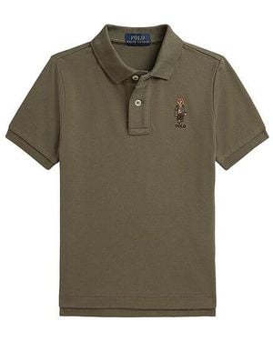 Polo Ralph Lauren Hemd Mesh Collared - Grün