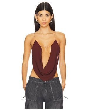 Jaded London Cowl Neck Top - Multicolor
