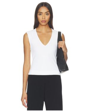Sold Out NYC The V-Neck Tank - White
