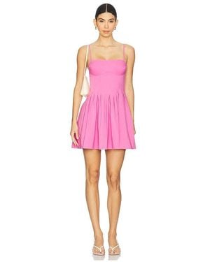 Jonathan Simkhai Minikleid Kitt - Pink