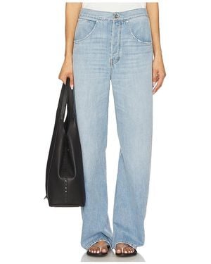Lovers + Friends Light Engine Low Rise Twist Seam Jeans - Blue