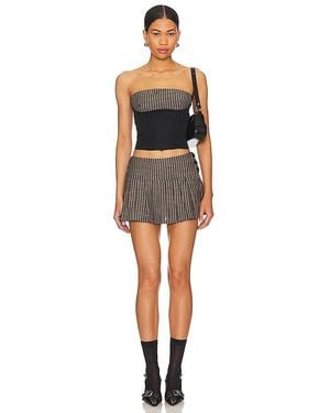 superdown Brinley Skirt Set - Black