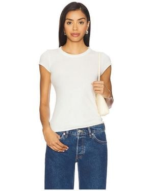 Cotton Citizen Marbella Cap Sleeve Tee - Blue