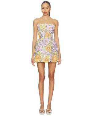 Bronx and Banco Amalfi Pailette Liv Strapless Mini Dress - White