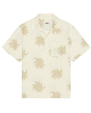 Oas Hazel Ember Girona Linen Shirt - White