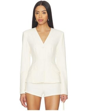 ALL THE WAYS Kourtney Blazer - White