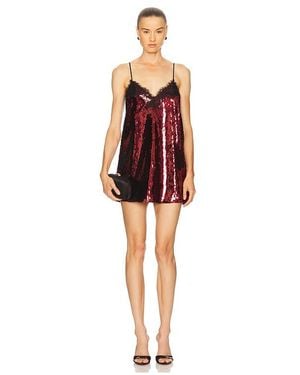 retroféte Sequin Dress - Red
