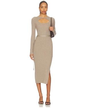 Hevron Sweaterkleid Asher - Natur