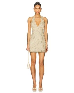 MORE TO COME Alice Mini Dress - Natural