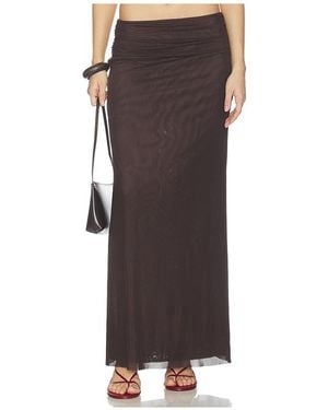 Bec & Bridge Eva Maxi Skirt - Brown