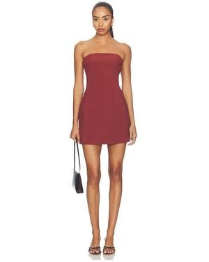 Bec & Bridge Romee Strapless Mini Dress - Red