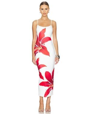 Runaway the Label Deia Midi Dress - Red