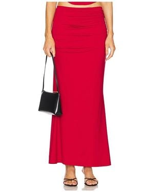 Runaway the Label Terrie Maxi Skirt - Red