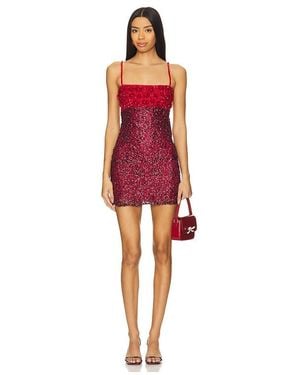 Lovers + Friends Rossa Sequin Mini Dress - Red