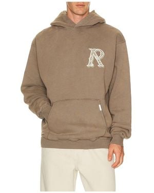 Represent Western Initial Hoodie - Natural