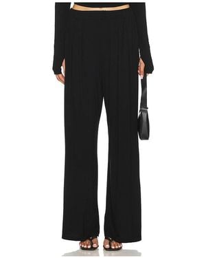 Michael Lauren Vox Pleated Pant - Schwarz