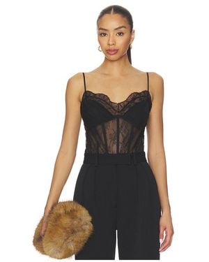 Jonathan Simkhai Bustier-Body Mit Spitze Angelina - Schwarz