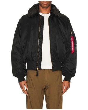Alpha Industries B-15 Heritage Fit Flight Jacket - Black