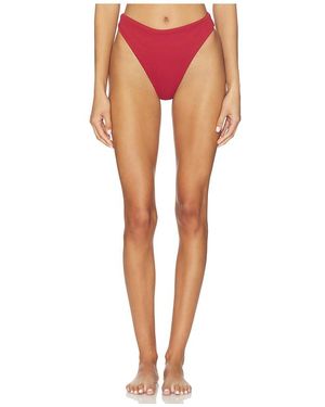 Haight Ribbed Lycra Mah Hotpants Bikini Bottom - Multicolor