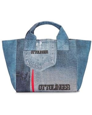 OTTOLINGER Denim Tote Bag Maxi - Blue