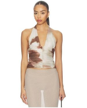 Madison The Label Aitana Top - Natural