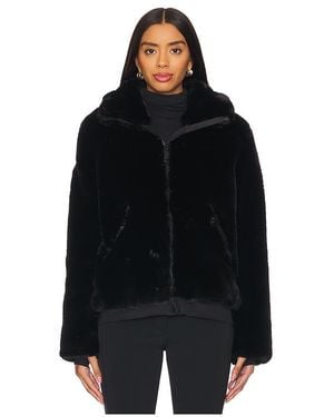 Sam. Nicole Faux Fur Jacket - Black