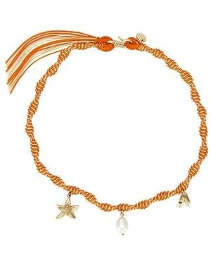 ALÉMAIS Collar Calypso En Color Naranja Talla - Negro