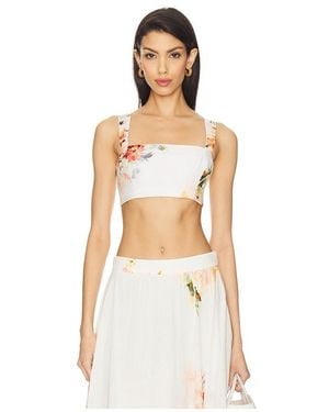 Hemant & Nandita Corset Top - White