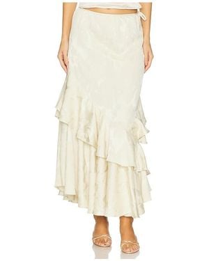 Free People Autumn Promenade Maxi Skirt - Natural