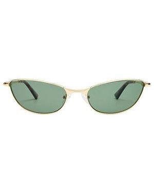 Le Specs Thorned Sunglasses - Green
