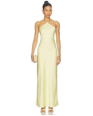 knee length dresses for ladies Dream Sight Lace Satin Maxi Dress