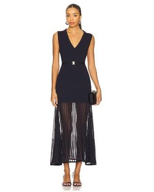 Karina Grimaldi Orla Knit Maxi Dress - Blue