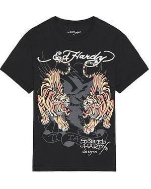 Ed Hardy Tigers Tee - Black