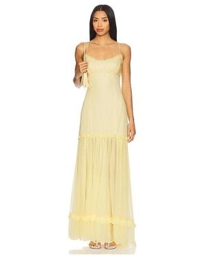Tularosa Ada Maxi Dress - Metallic