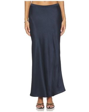 Anine Bing Bar Maxi Skirt - Blue