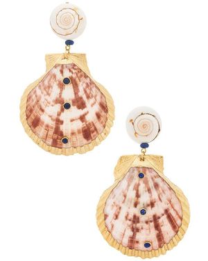 DANNIJO Selene Drop Earrings - Pink