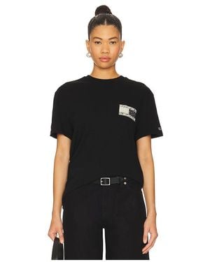 Tommy Hilfiger Shirt Paisley - Schwarz