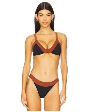 GIGI C Brett Bikini Top - Orange