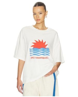 Araminta James T-Shirt Mit Motiv Tropiques - Weiß