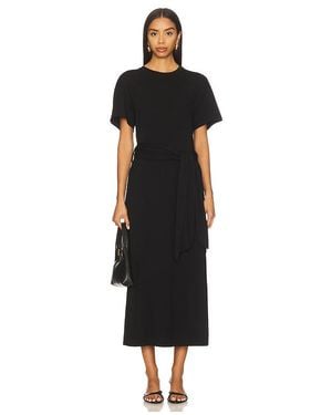 Jonathan Simkhai Kassie T-Shirt Dress With Tie - Black