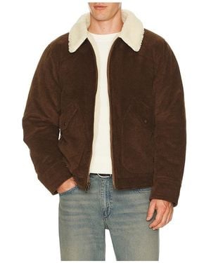 Schott Nyc Corduroy Delivery Jacket - Brown