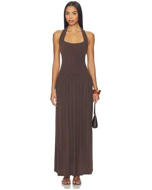 AYA MUSE Kleid Quill - Braun