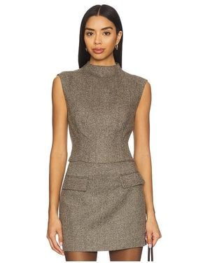 Elodie the Label Elodie Devon Top - Brown