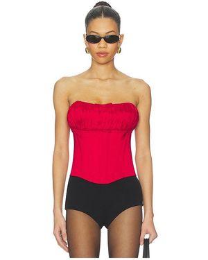 LPA Audrey Corset Top - Red